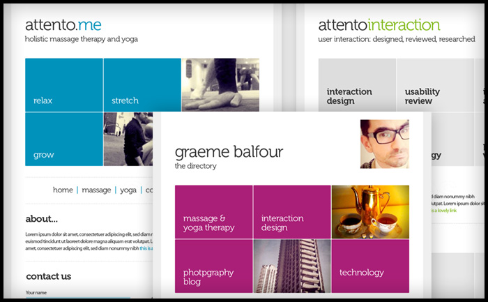 Graeme Balfour - Attento Interaction Design | Yoga Therapy | Massage Therapy site