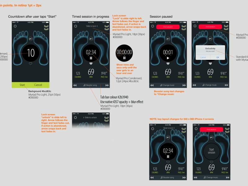 iPhone app style guide spec