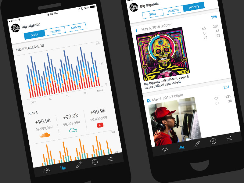 Tunecore music publishing iPhone app